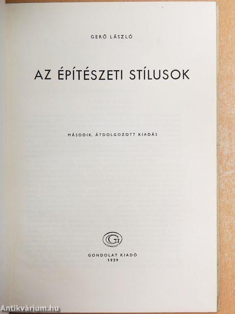 Az építészeti stílusok