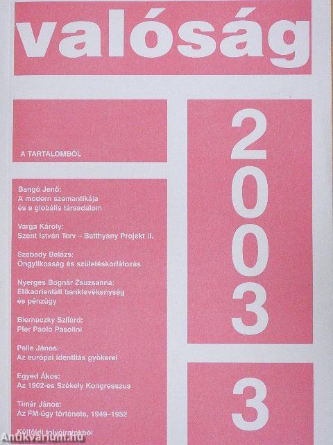 Valóság 2003. március