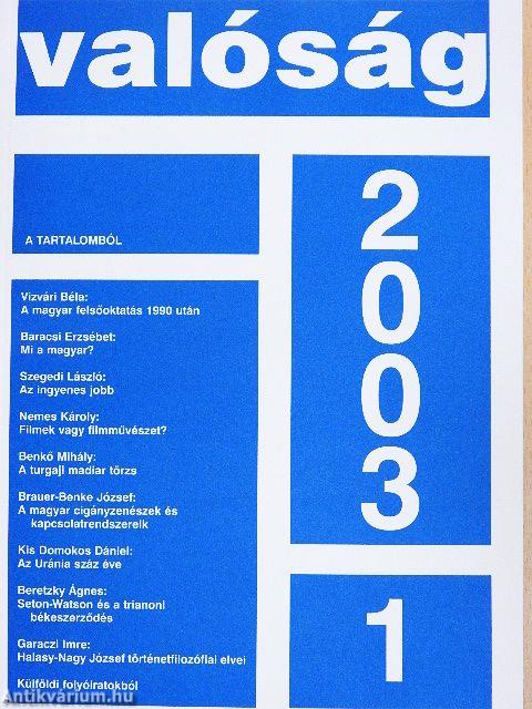 Valóság 2003. január
