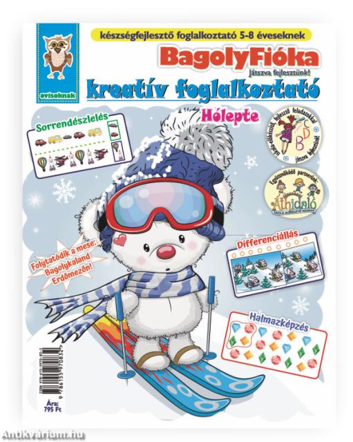 BagolyFióka kreatív foglalkoztató füzet - Hólepte