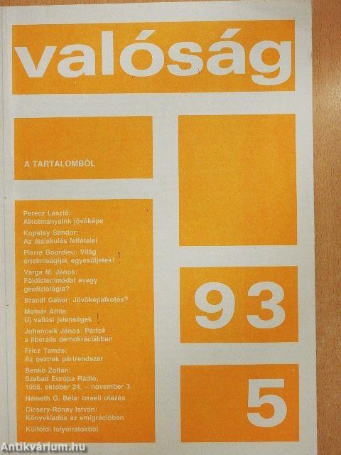 Valóság 1993. május