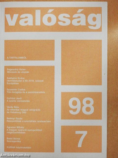 Valóság 1998. július