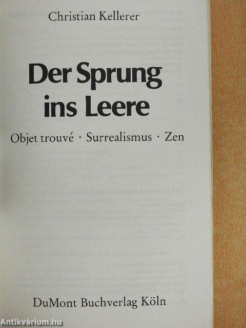 Der Sprung ins Leere