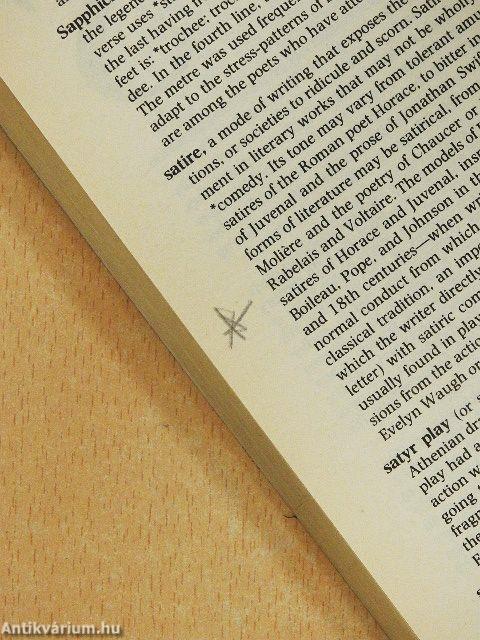 The Concise Oxford Dictionary of Literary Terms