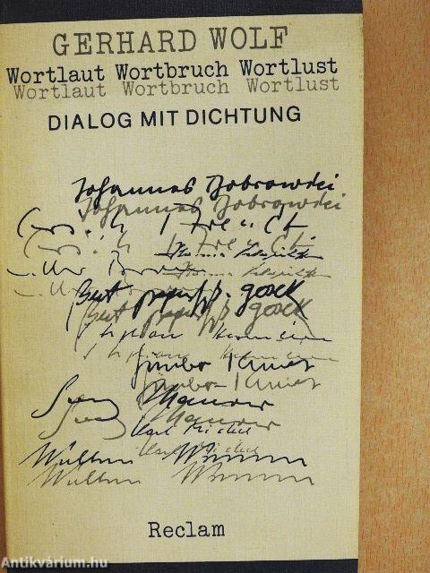 Wortlaut, Wortbruch, Wortlust