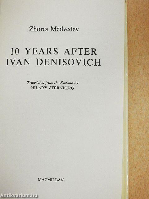 10 years after Ivan Denisovich
