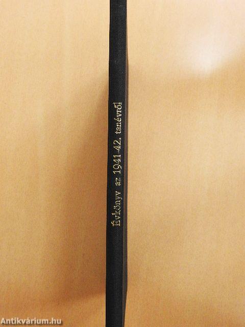 A gyergyószentmiklósi m. kir. állami gimnázium Évkönyve az 1941-42. tanévről