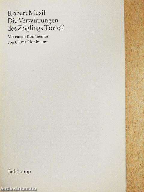 Die Verwirrungen des Zöglings Törleß