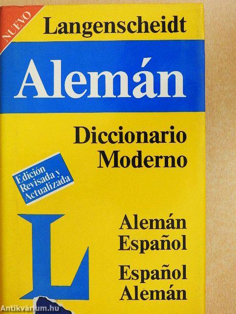 Diccionario Moderno Langenscheidt de los Idiomas Alemán y Espanol