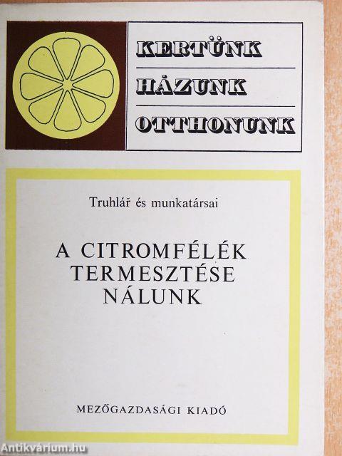 A citromfélék termesztése nálunk
