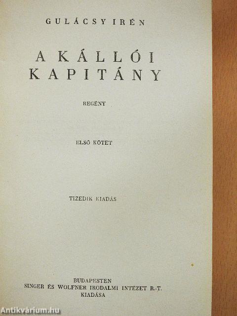 A kállói kapitány I-II.