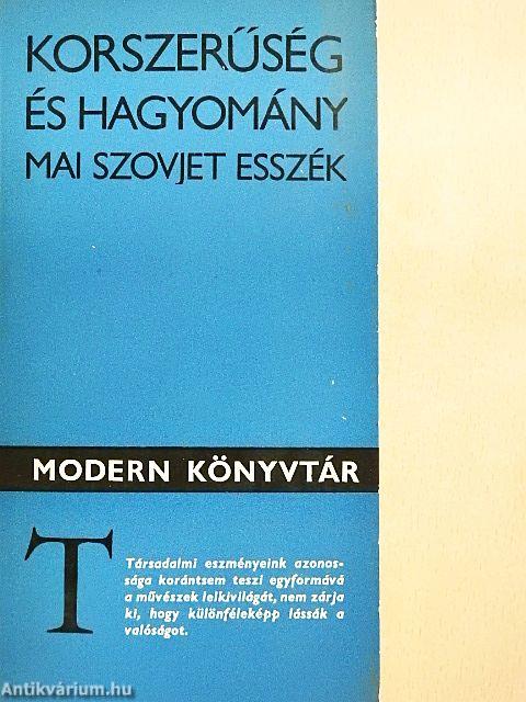 Korszerűség és hagyomány