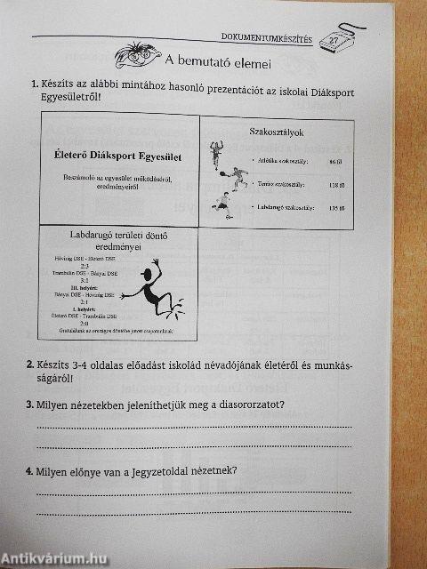 Számítástechnika VI. munkafüzet