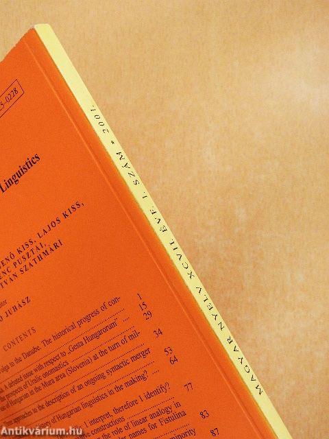 Magyar Nyelv 2001. március