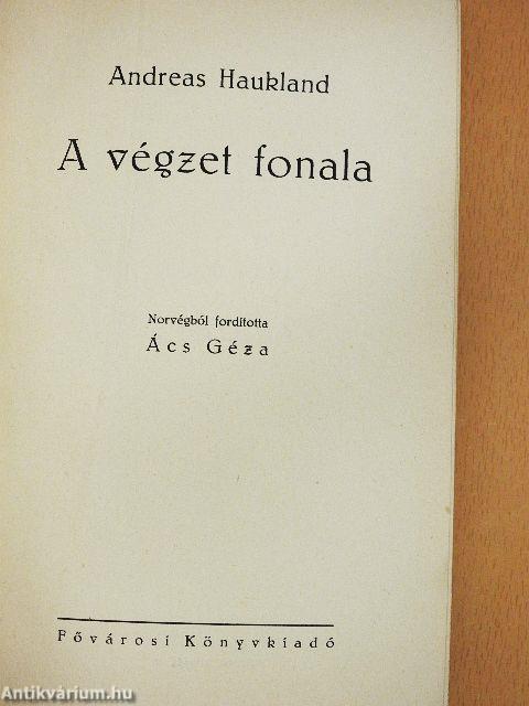 A végzet fonala