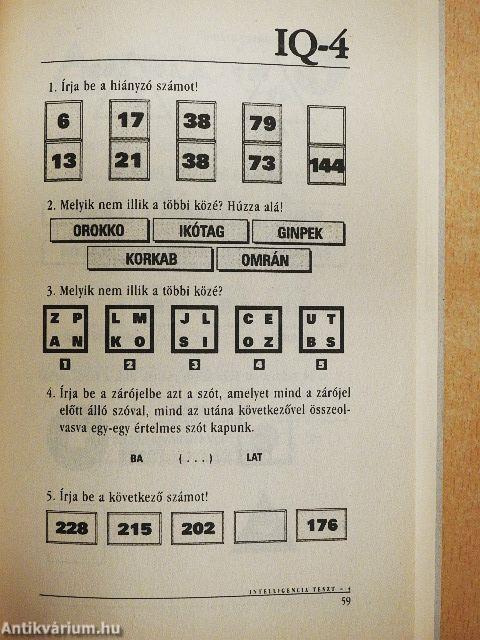 Intelligencia teszt I. Q.