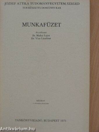 Munkafüzet