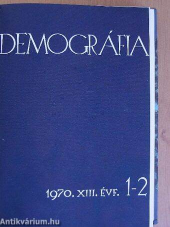 Demográfia 1970/1.-4.