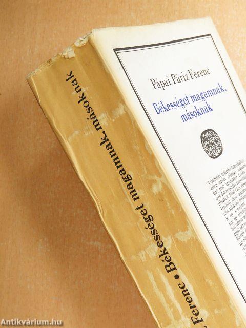 Békességet magamnak, másoknak