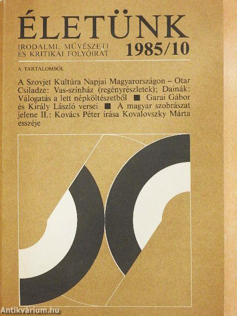 Életünk 1985/10.