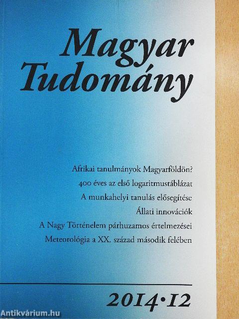 Magyar Tudomány 2014/12.