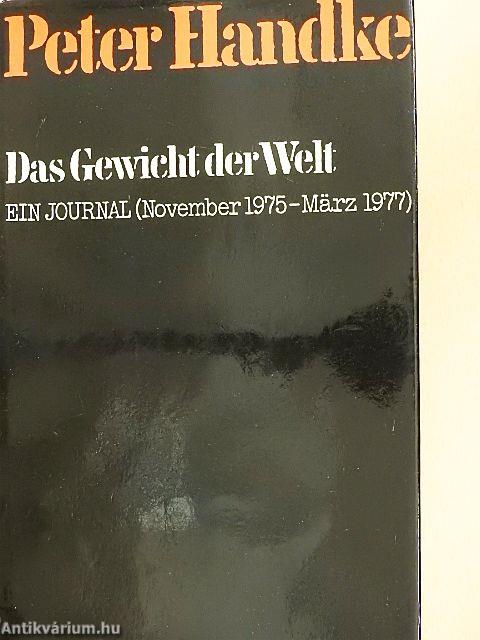 Das Gewicht der Welt