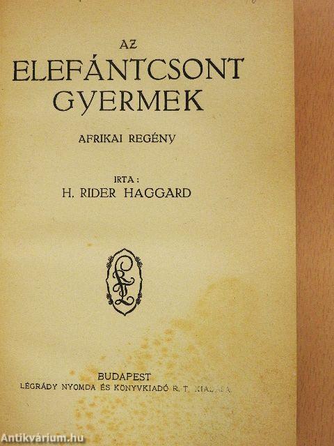 Az elefántcsont gyermek