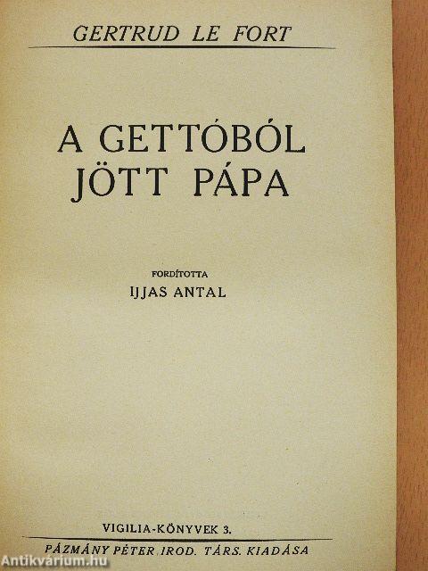 A gettóból jött pápa