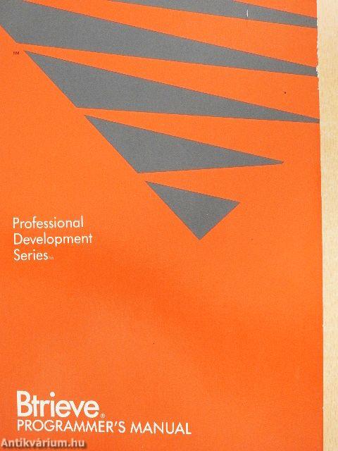 Btrieve Programmer's Manual