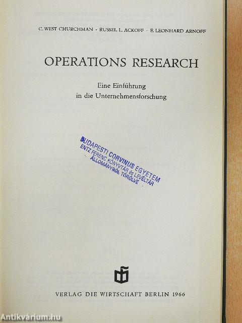 Operations Research