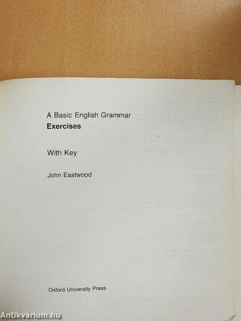 A Basic English Grammar - Exercises