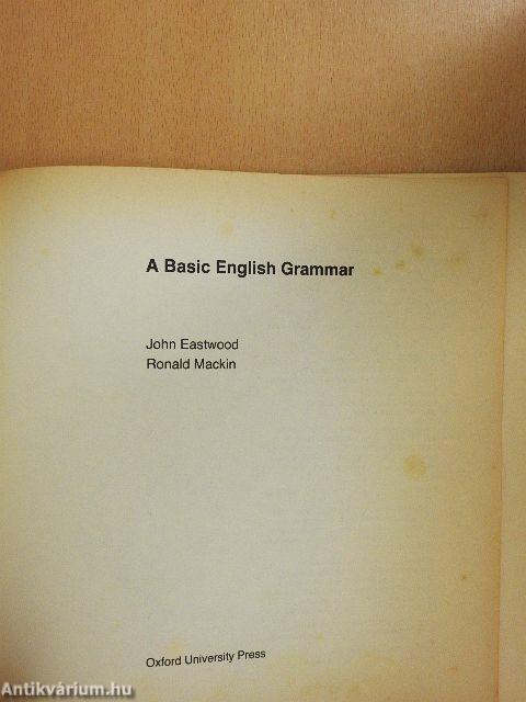 A Basic English Grammar
