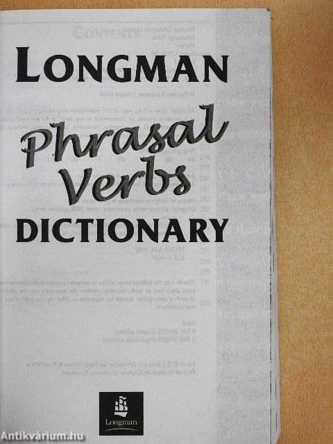 Longman Phrasal Verbs Dictionary