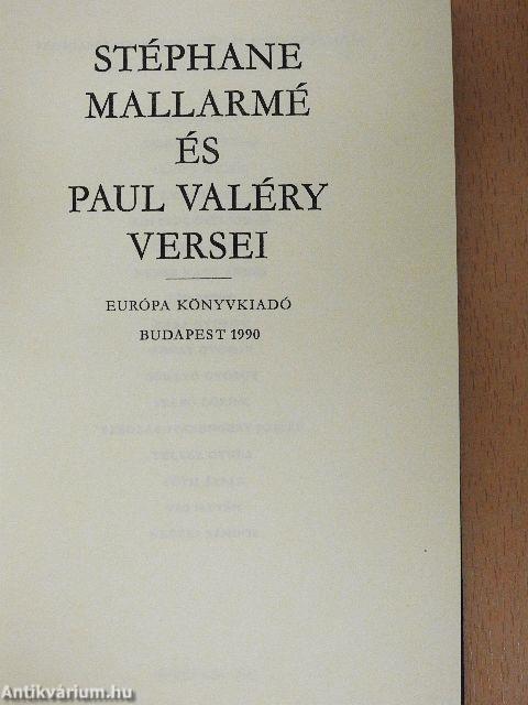 Stéphane Mallarmé és Paul Valéry versei