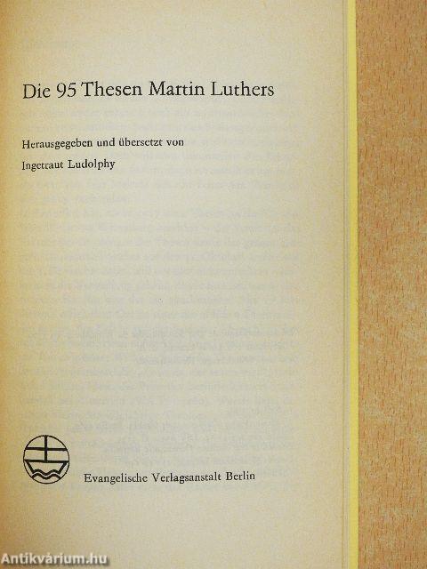 Die 95 Thesen Martin Luthers