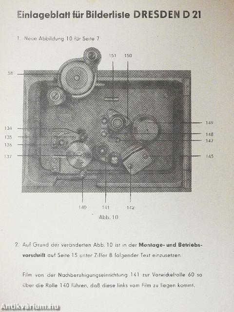 Bildtonmaschine Dresden D 21