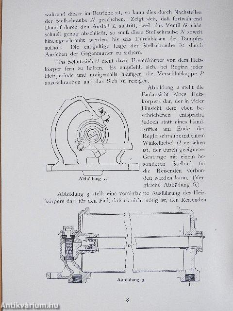 Dampfheizung für Eisenbahnwagen