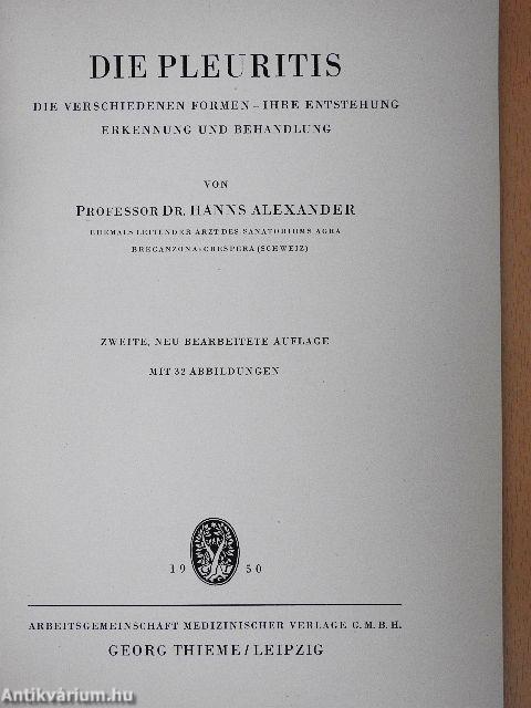 Die Pleuritis