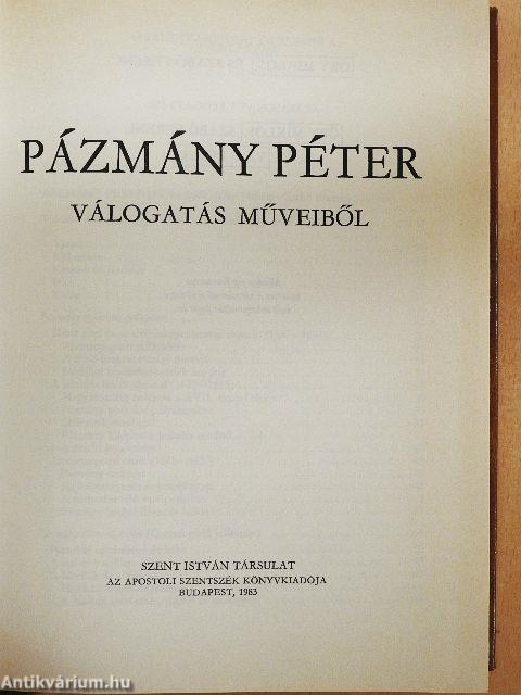 Pázmány Péter I-III.