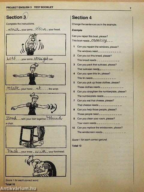 Project English 3. - Test Booklet