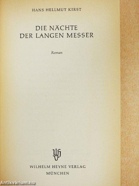 Die Nächte Der Langen Messer