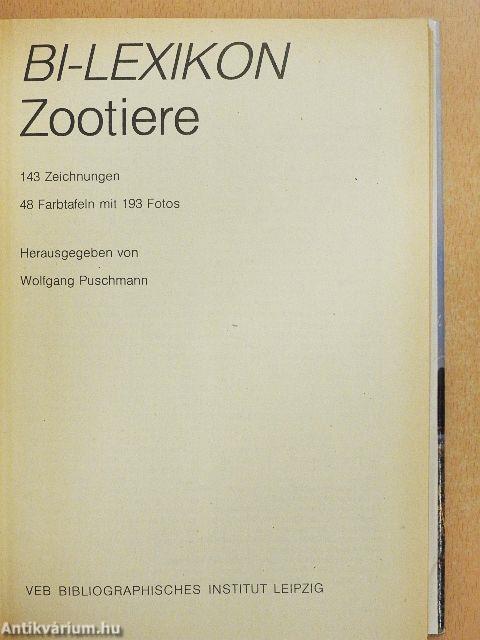 BI-Lexikon: Zootiere
