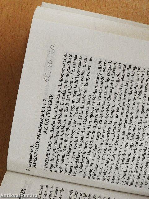 Napról napra végig az Ószövetségen