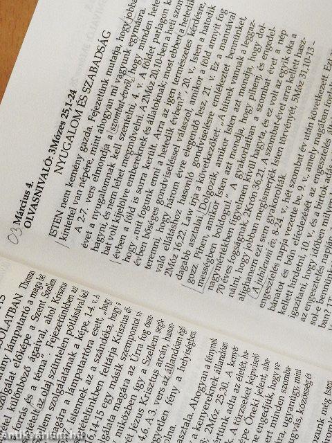 Napról napra végig az Ószövetségen