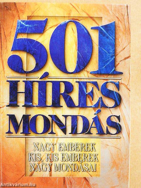501 híres mondás