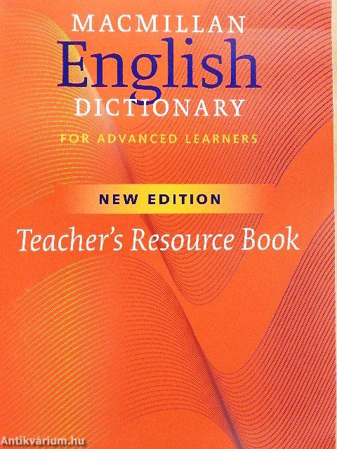 Macmillan English Dictionary - Teacher's Resource Book