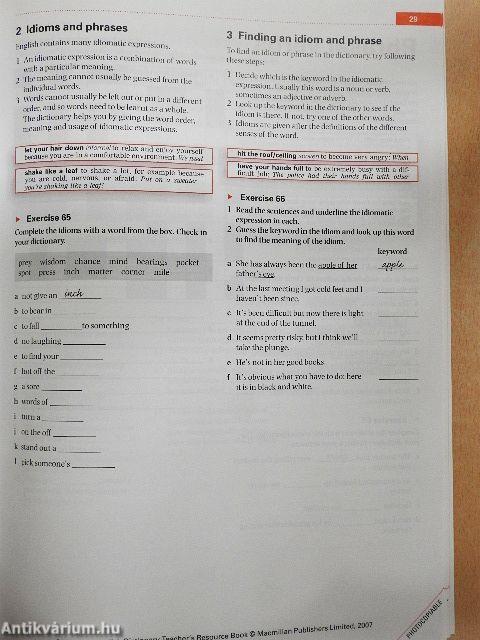 Macmillan English Dictionary - Teacher's Resource Book