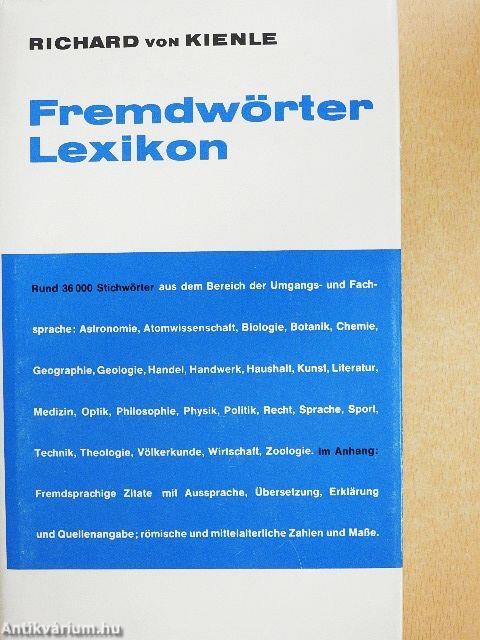 Fremdwörter Lexikon