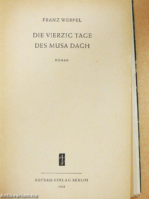 Die vierzig Tage des Musa Dagh