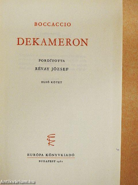Dekameron I-II.